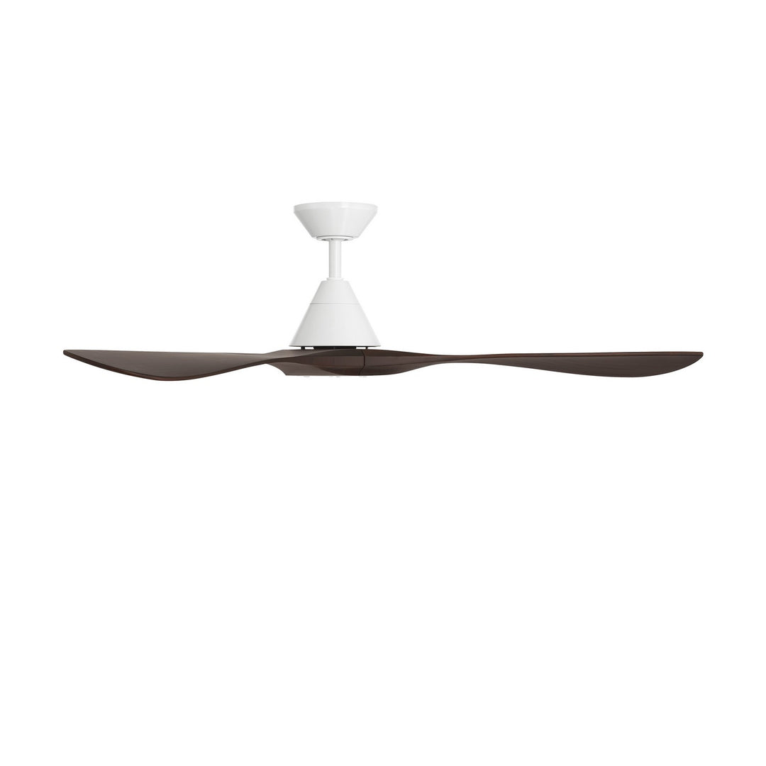 Modern Forms Fans Canada - FR-D2504-60-MW/DW - 60"Ceiling Fan - Carve - Matte White/Dark Walnut