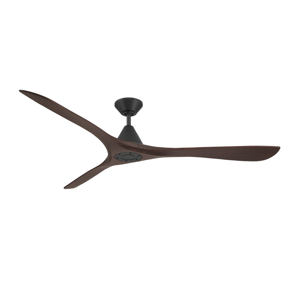 Modern Forms Fans Canada - FR-D2504-72-MB/DW - 72"Ceiling Fan - Carve - Matte Black/Dark Walnut
