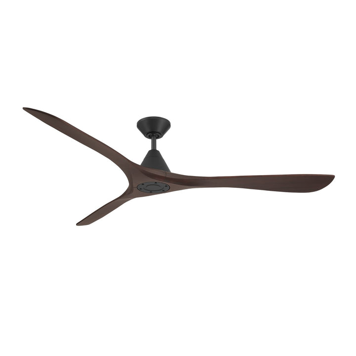 Modern Forms Fans Canada - FR-D2504-72-MB/DW - 72"Ceiling Fan - Carve - Matte Black/Dark Walnut