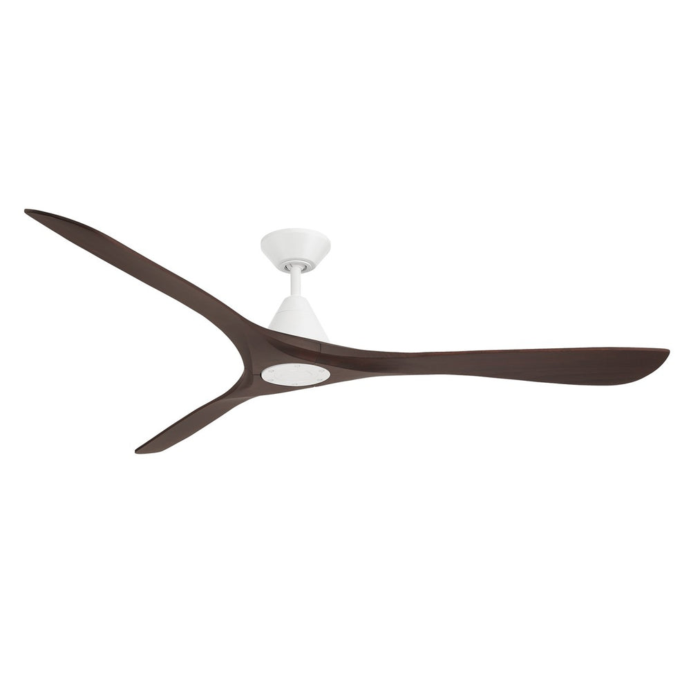Modern Forms Fans Canada - FR-D2504-72-MW/DW - 72"Ceiling Fan - Carve - Matte White/Dark Walnut