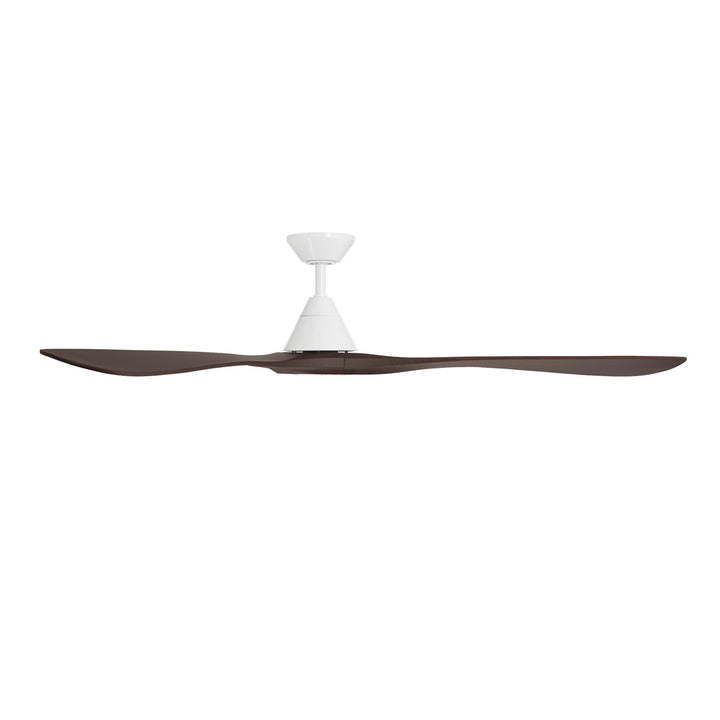 Modern Forms Fans Canada - FR-D2504-72-MW/DW - 72"Ceiling Fan - Carve - Matte White/Dark Walnut