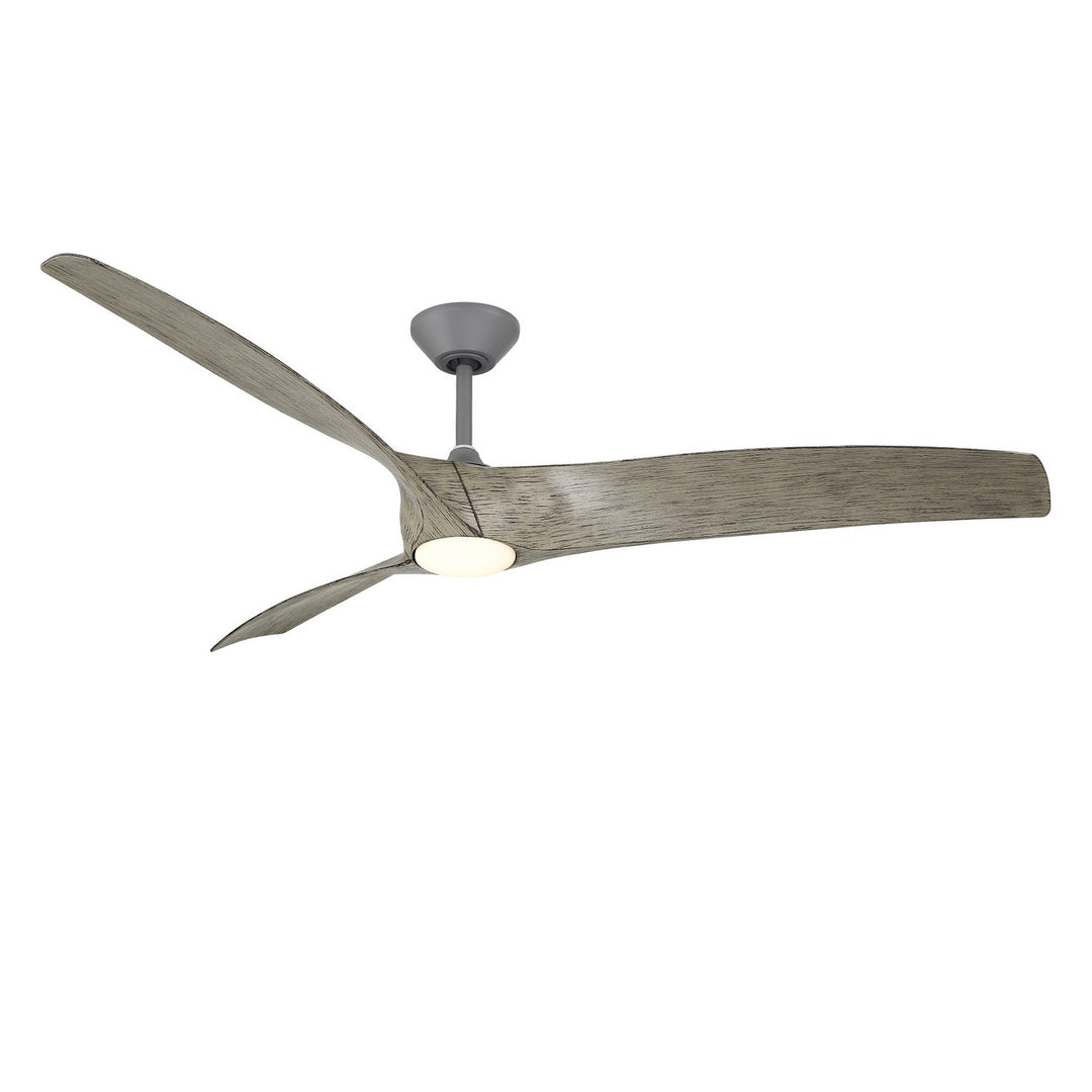 Modern Forms Fans Canada - FR-W2006-72L-GH/WW - 72"Ceiling Fan - Zephyr - Graphite/Weathered Wood