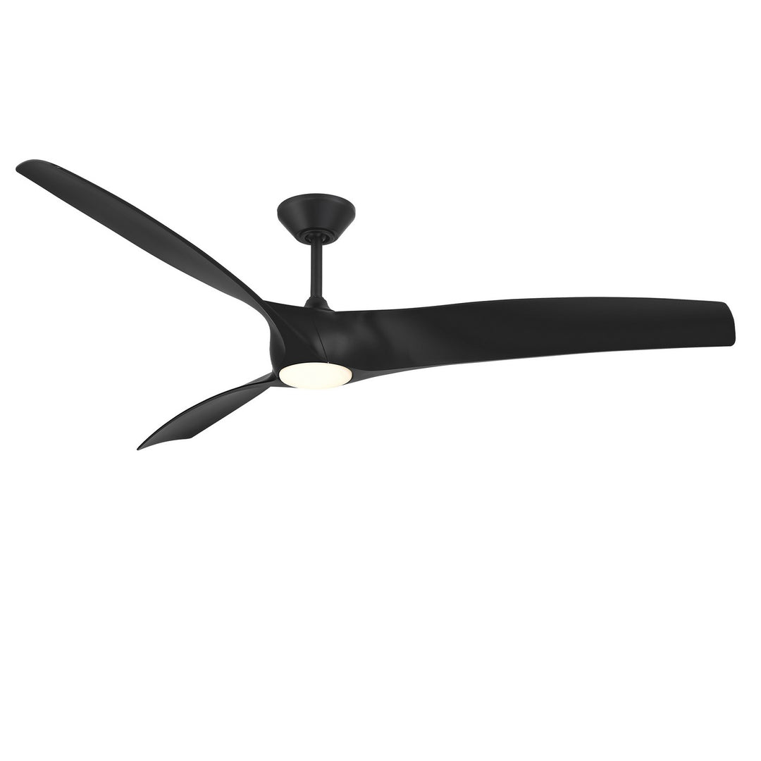 Modern Forms Fans Canada - FR-W2006-72L-MB - 72"Ceiling Fan - Zephyr - Matte Black