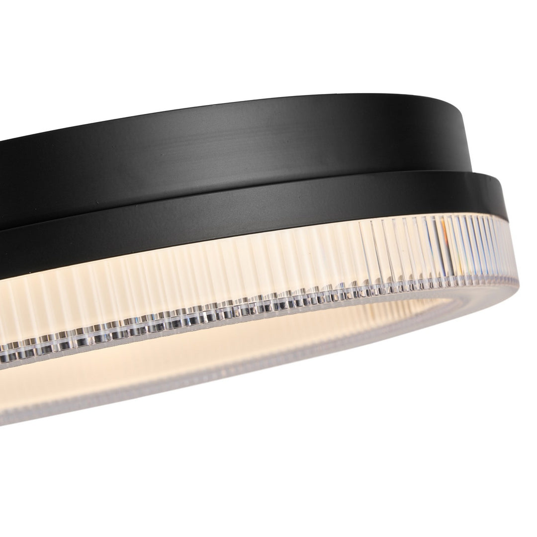 Artcraft Canada - AC6833BK - LED Flush Mount - Ari - Black