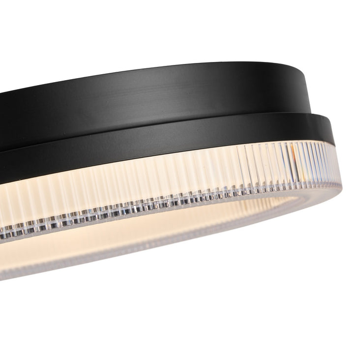 Artcraft Canada - AC6833BK - LED Flush Mount - Ari - Black
