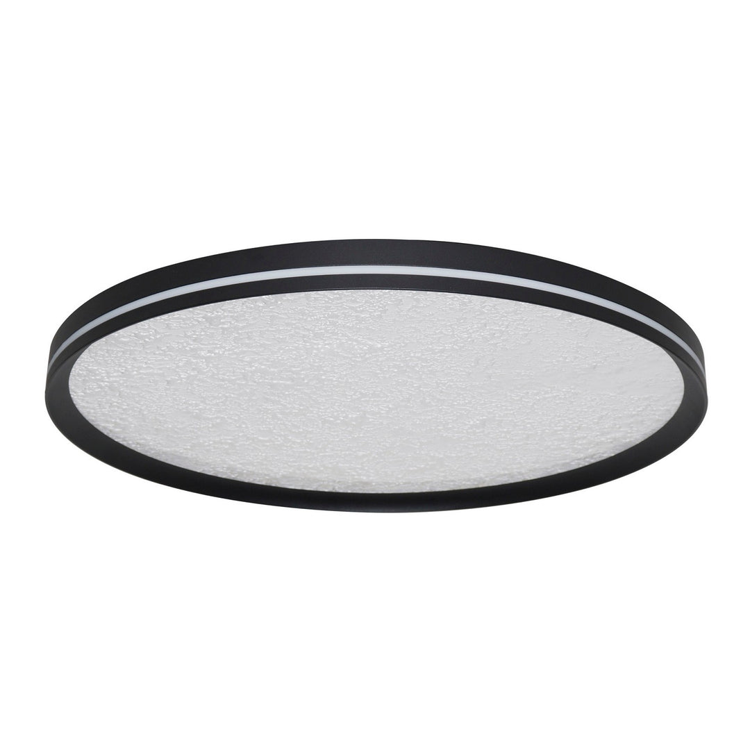 Artcraft Canada - AC6872BK - LED Flush Mount - Luna - Black