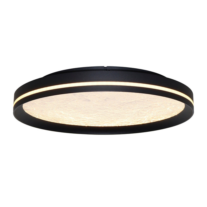 Artcraft Canada - AC6872BK - LED Flush Mount - Luna - Black