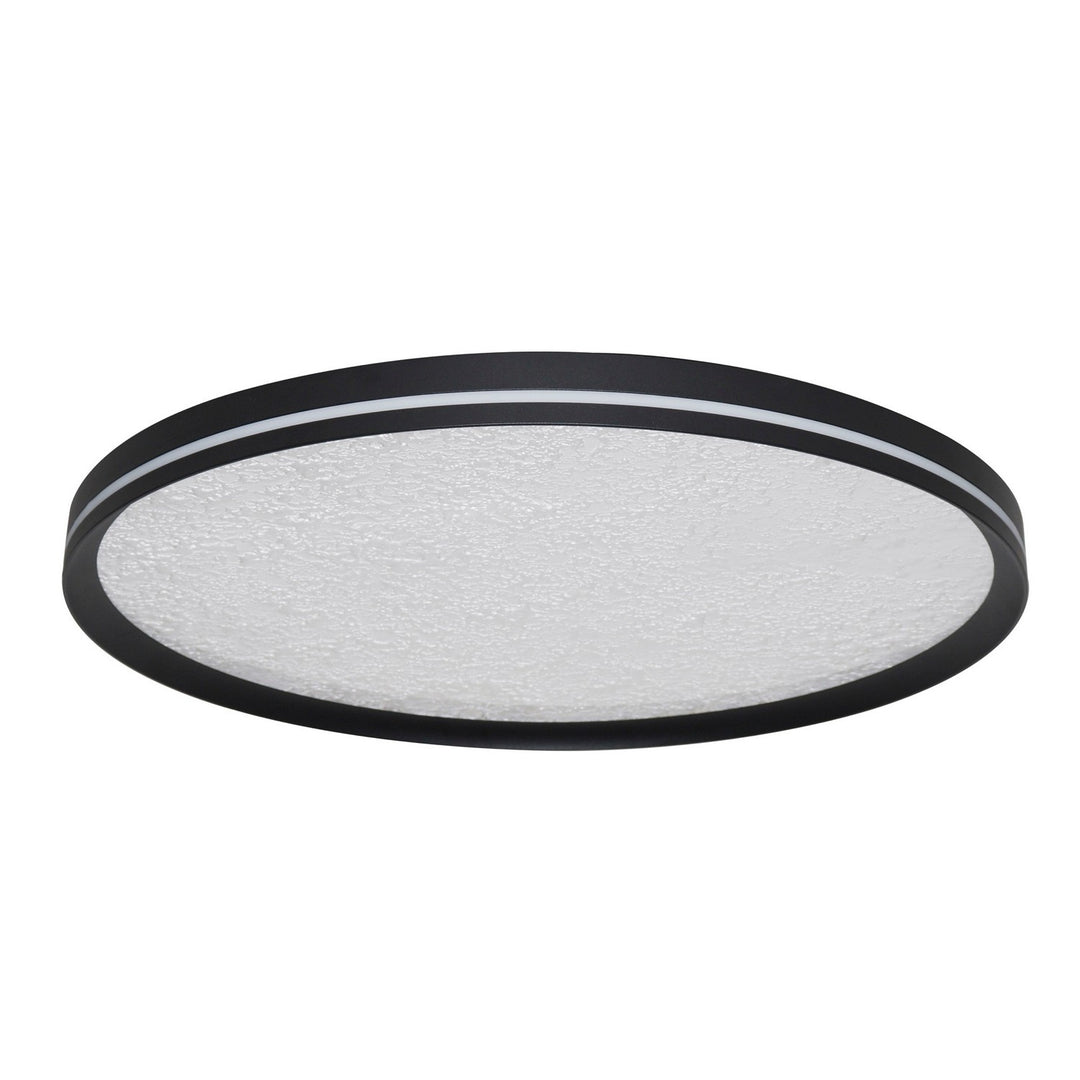 Artcraft Canada - AC6873BK - LED Flush Mount - Luna - Black
