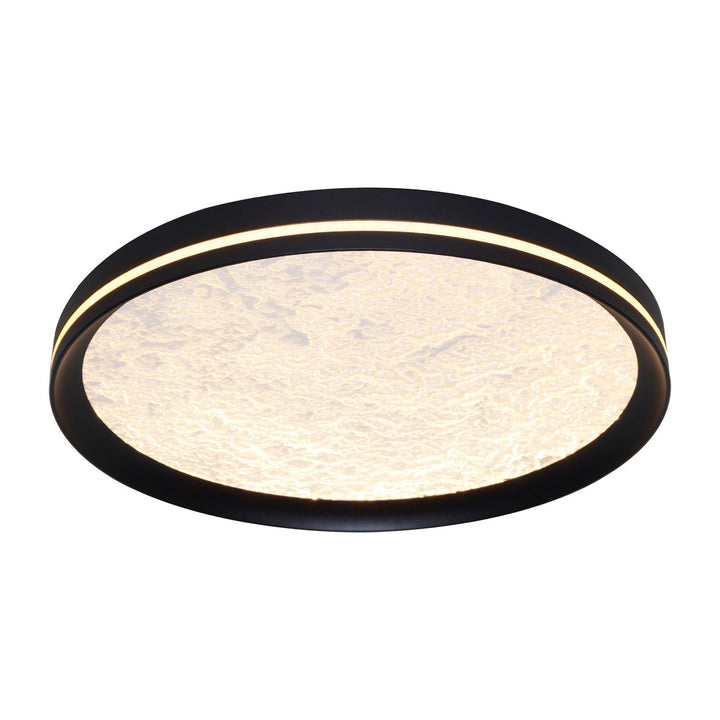 Artcraft Canada - AC6873BK - LED Flush Mount - Luna - Black