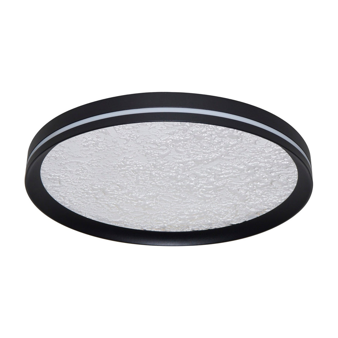 Artcraft Canada - AC6873BK - LED Flush Mount - Luna - Black