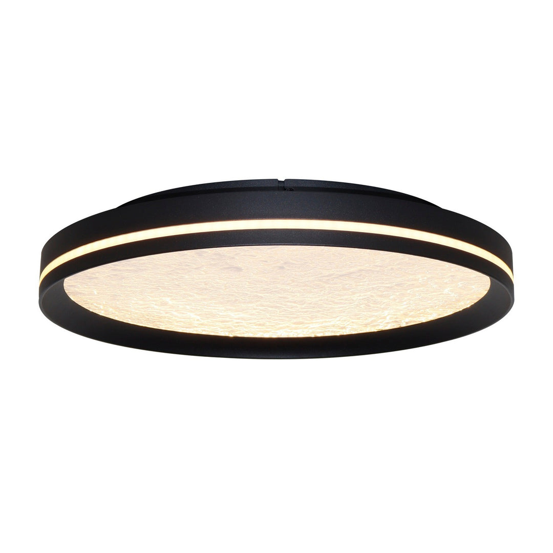 Artcraft Canada - AC6873BK - LED Flush Mount - Luna - Black