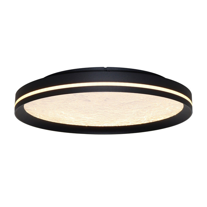 Artcraft Canada - AC6873BK - LED Flush Mount - Luna - Black