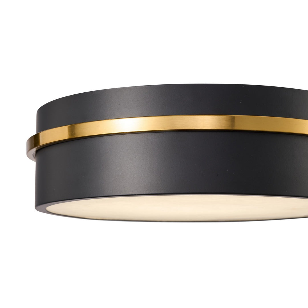 Artcraft Canada - AC6990BB - LED Flush Mount - Dax - Black, Brass