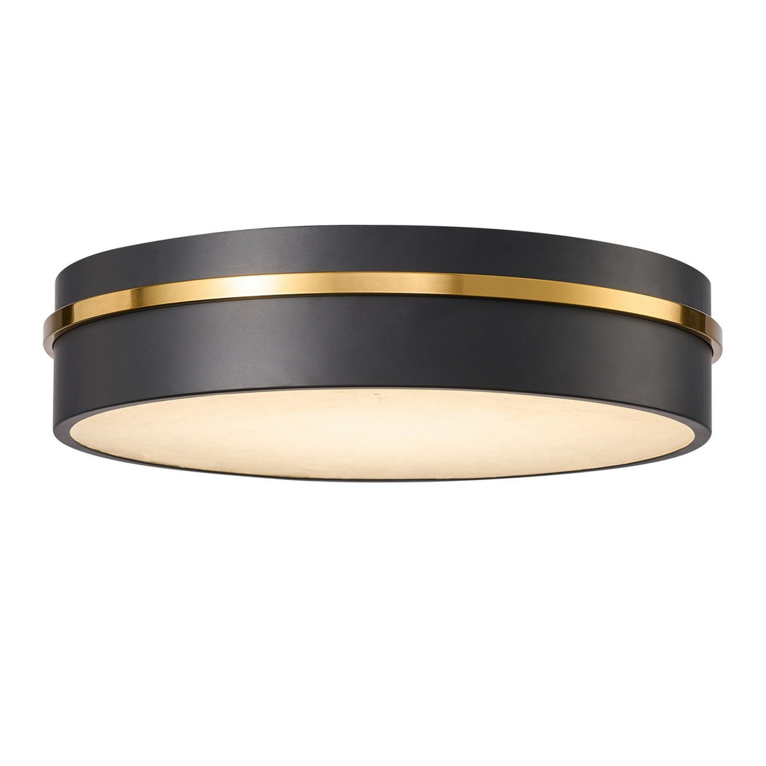 Artcraft Canada - AC6991BB - LED Flush Mount - Dax - Black, Brass