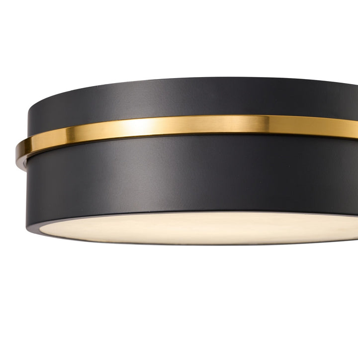 Artcraft Canada - AC6991BB - LED Flush Mount - Dax - Black, Brass