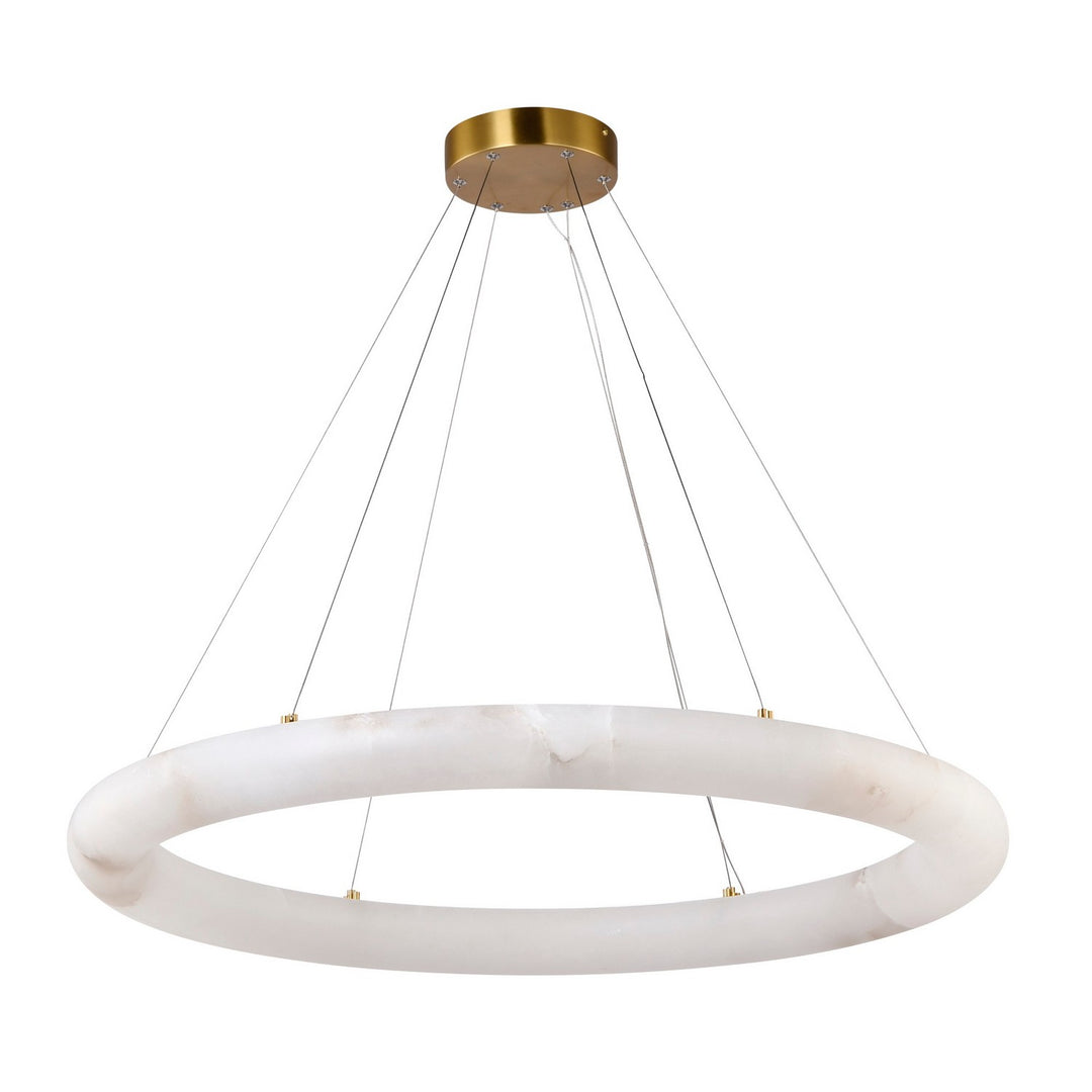 Artcraft Canada - AC7470BR - LED Chandelier - Camila - Brushed Brass