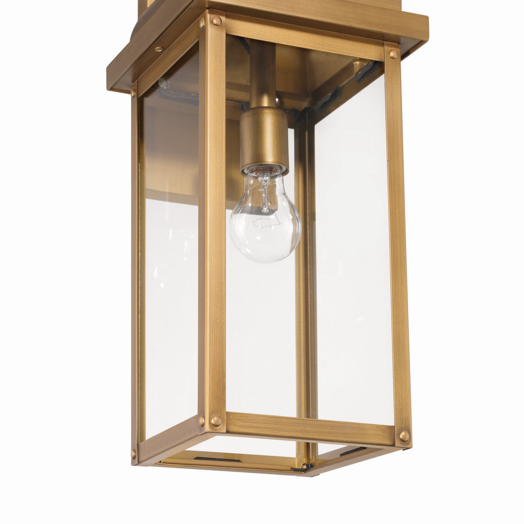 Artcraft Canada - AC8181WB - One Light Outdoor Wall Sconce - Madrid - Weathered Brass