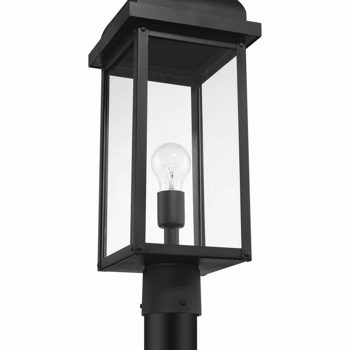 Artcraft Canada - AC8183BK - One Light Outdoor Post Mount - Madrid - Black