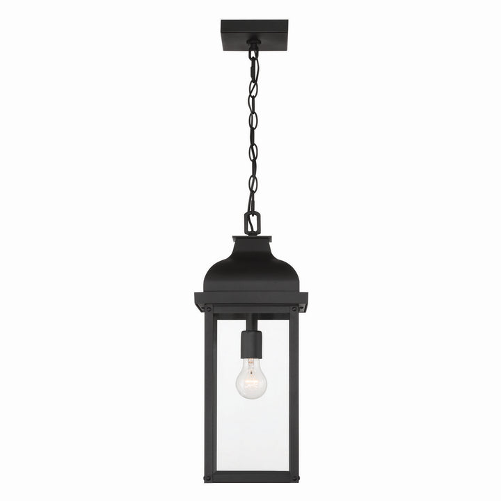Artcraft Canada - AC8185BK - One Light Outdoor Pendant - Madrid - Black