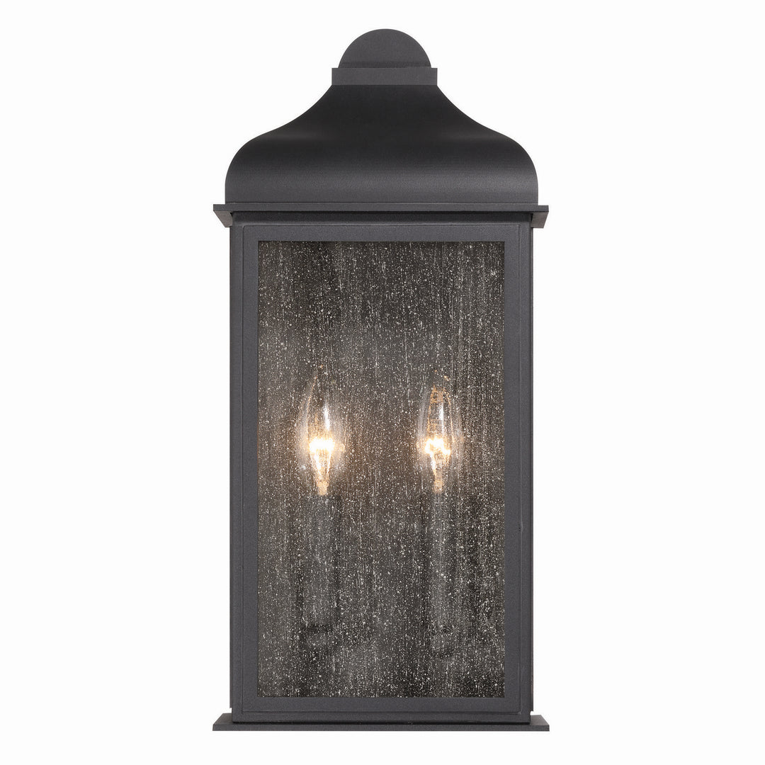 Artcraft Canada - AC8186BK - Two Light Outdoor Wall Sconce - Madrid - Black