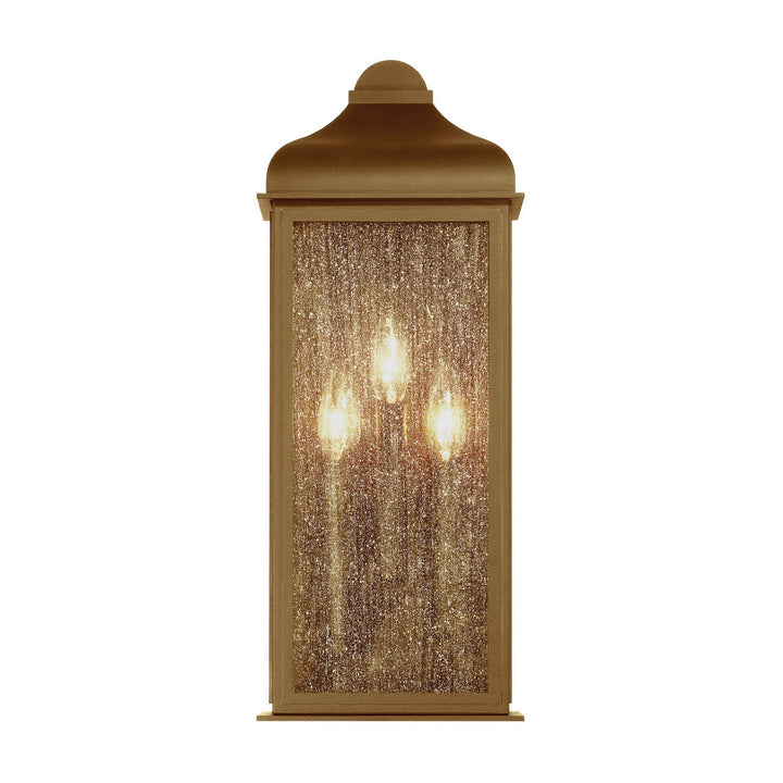 Artcraft Canada - AC8187WB - Three Light Outdoor Wall Sconce - Madrid - Weathered Brass