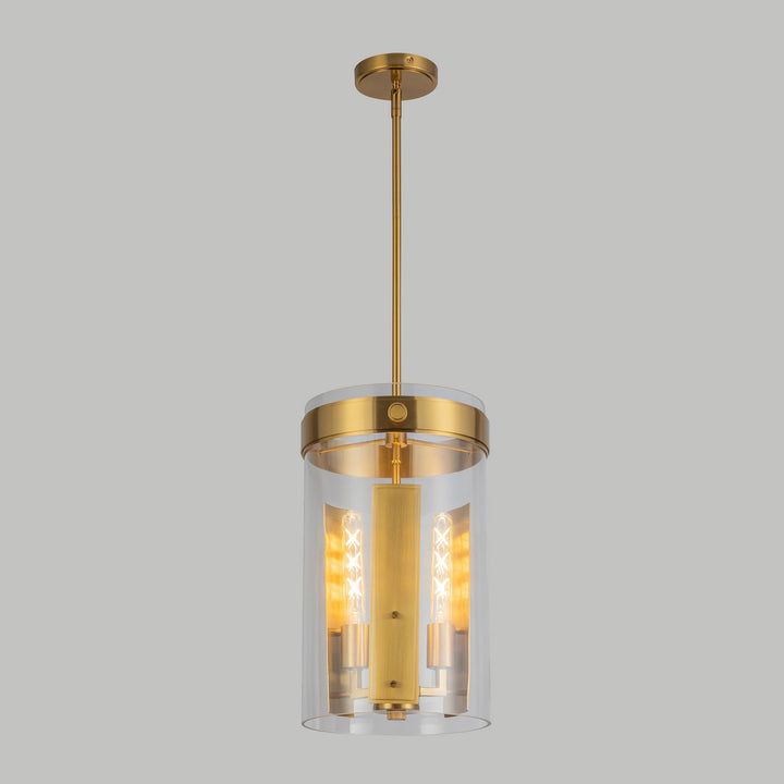Artcraft Canada - AC10051BR - Three Light Pendant - Dahlia - Brushed Brass