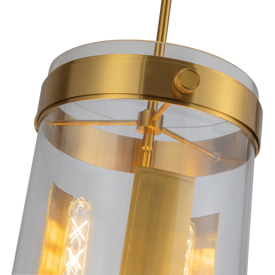 Artcraft Canada - AC10051BR - Three Light Pendant - Dahlia - Brushed Brass