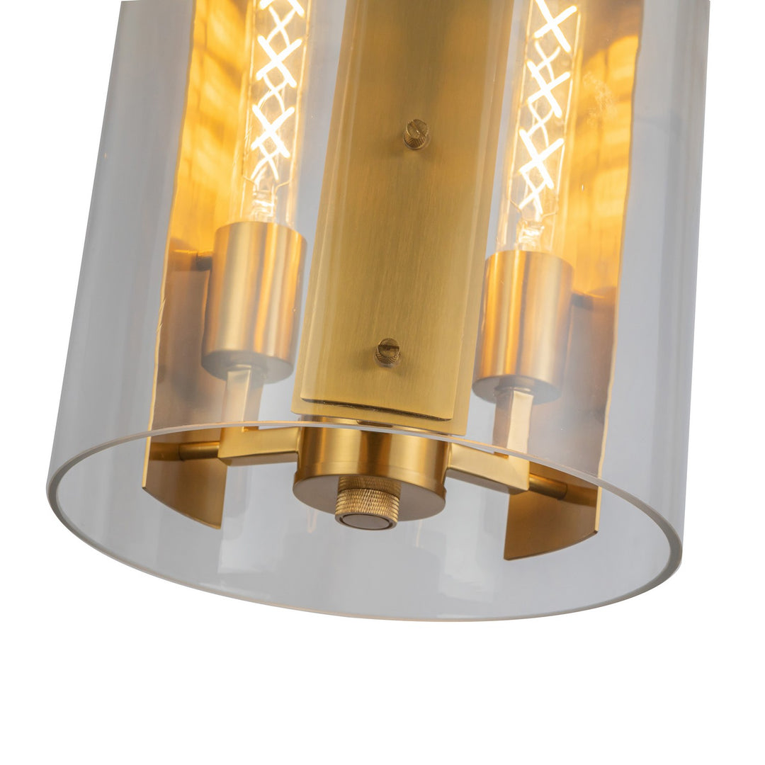 Artcraft Canada - AC10051BR - Three Light Pendant - Dahlia - Brushed Brass