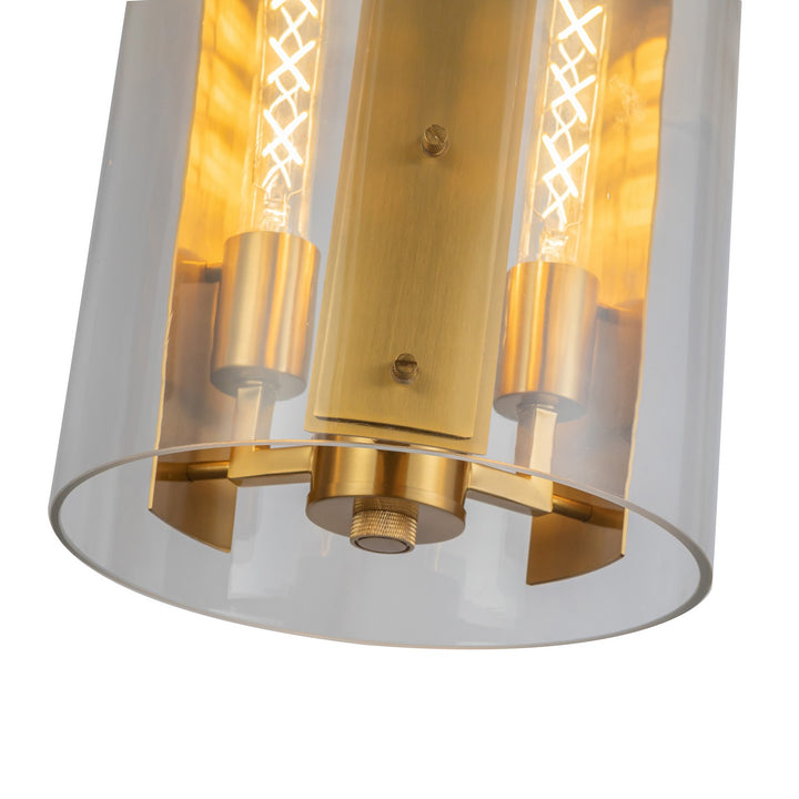 Artcraft Canada - AC10051BR - Three Light Pendant - Dahlia - Brushed Brass