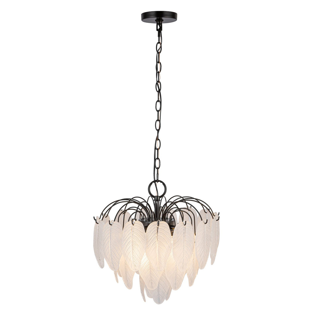 Artcraft Canada - AC11780BK - Four Light Pendant - Alessia - Black