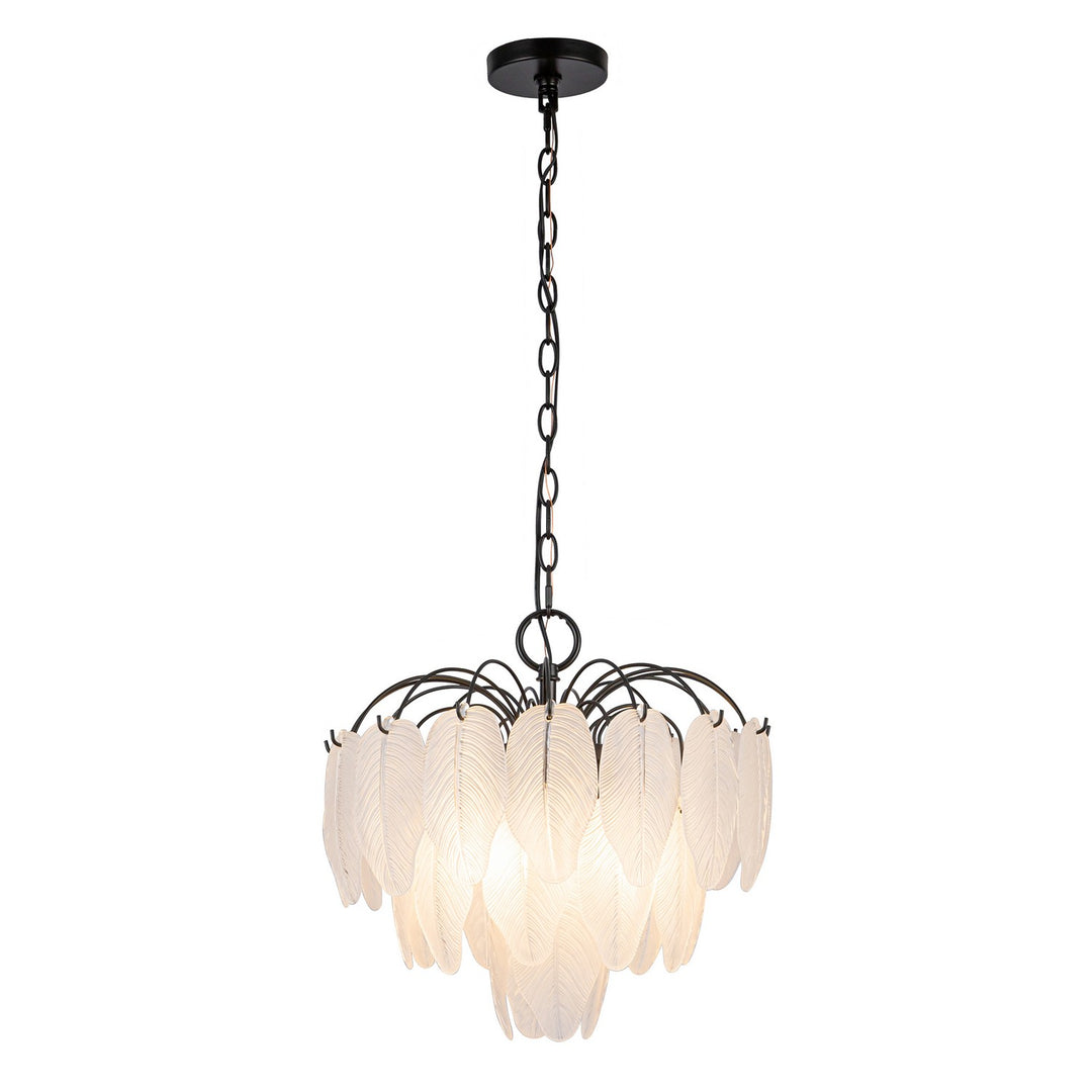 Artcraft Canada - AC11780BK - Four Light Pendant - Alessia - Black