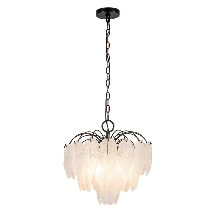 Artcraft Canada - AC11780BK - Four Light Pendant - Alessia - Black