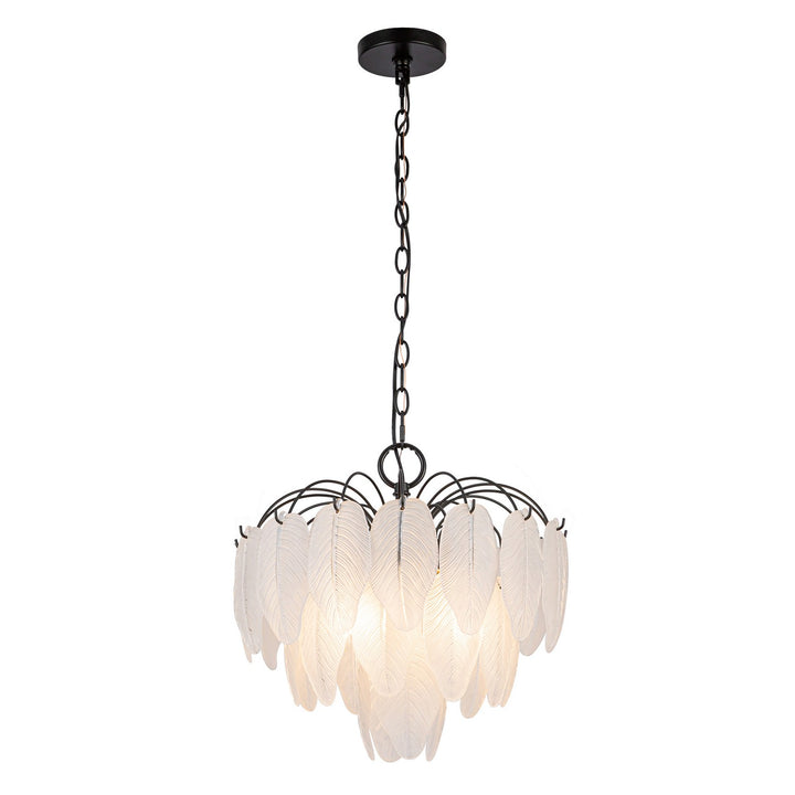 Artcraft Canada - AC11780BK - Four Light Pendant - Alessia - Black