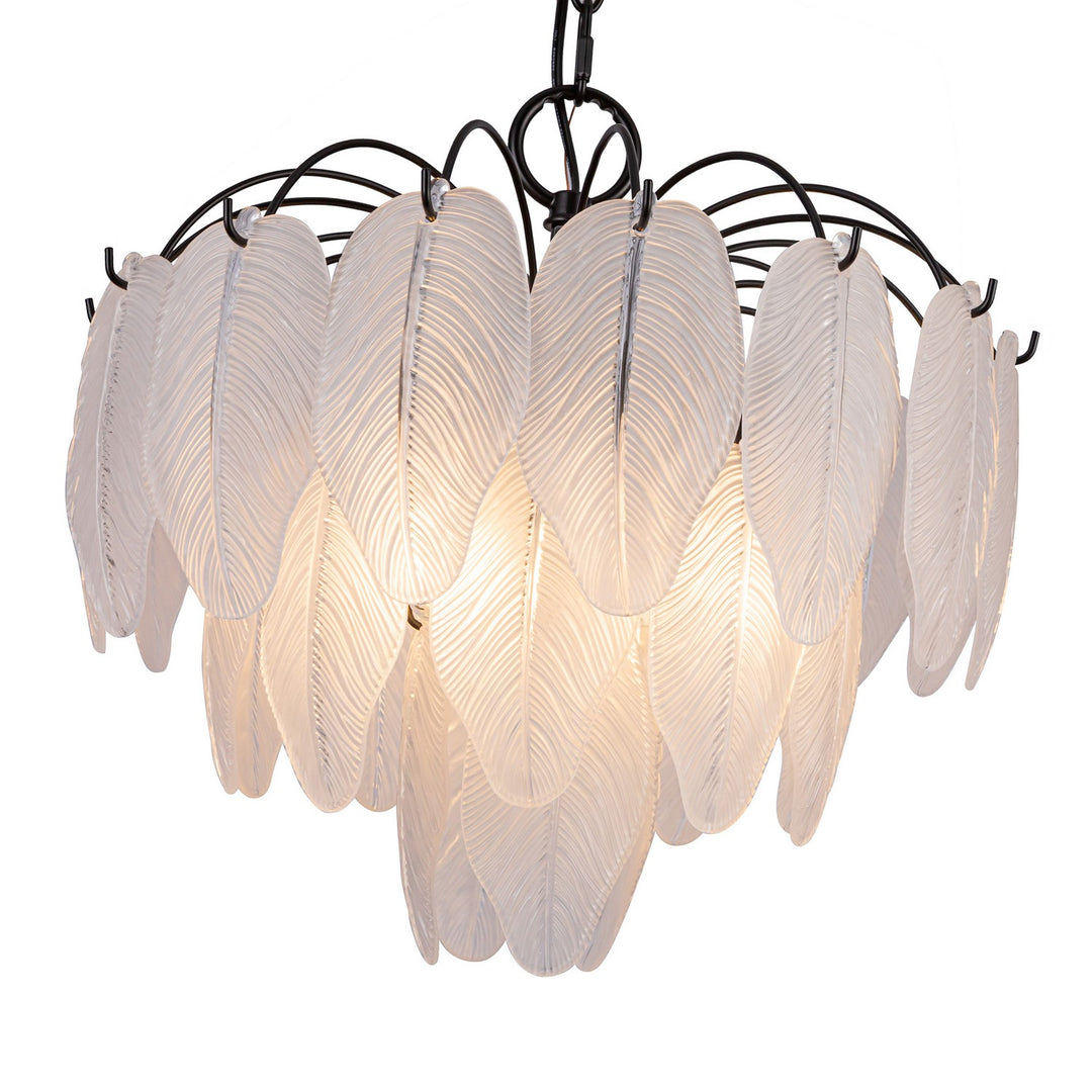 Artcraft Canada - AC11780BK - Four Light Pendant - Alessia - Black