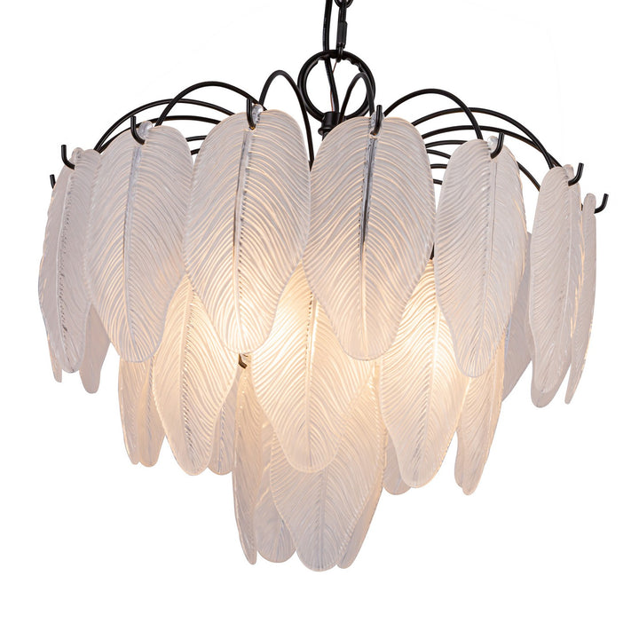 Artcraft Canada - AC11780BK - Four Light Pendant - Alessia - Black