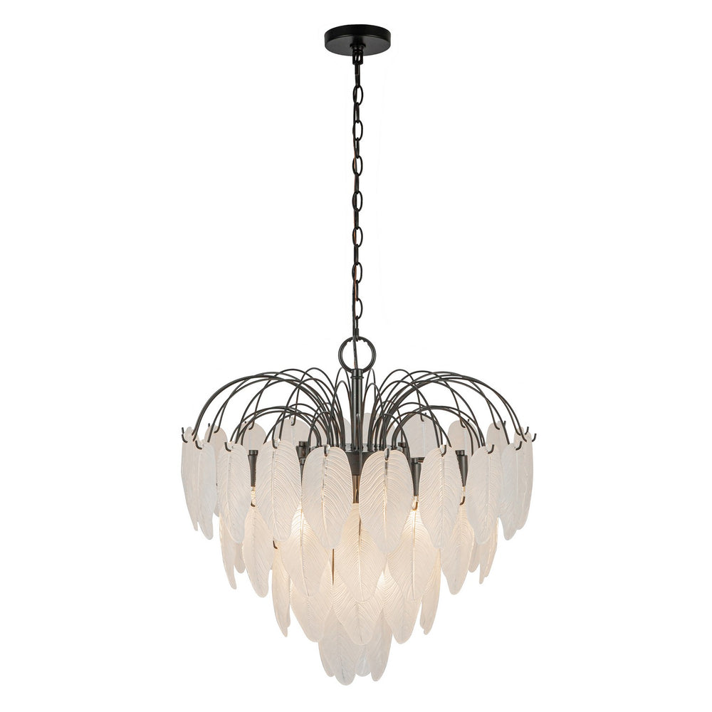 Artcraft Canada - AC11781BK - Ten Light Chandelier - Alessia - Black