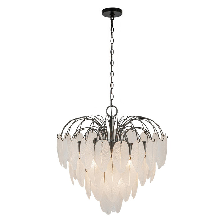 Artcraft Canada - AC11781BK - Ten Light Chandelier - Alessia - Black