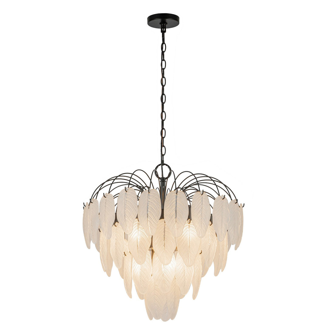 Artcraft Canada - AC11781BK - Ten Light Chandelier - Alessia - Black