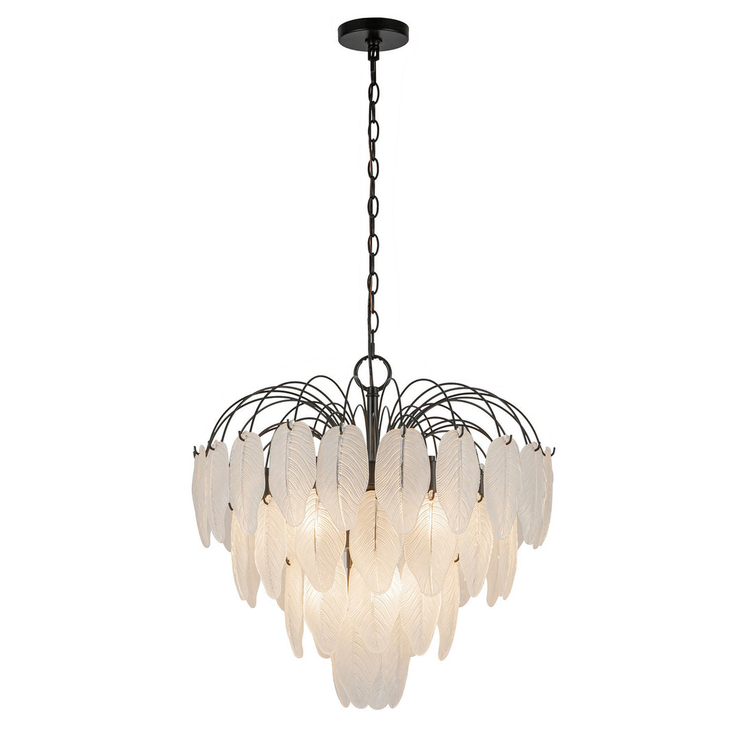 Artcraft Canada - AC11781BK - Ten Light Chandelier - Alessia - Black