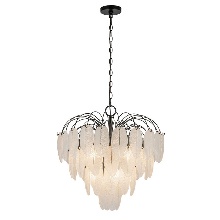 Artcraft Canada - AC11781BK - Ten Light Chandelier - Alessia - Black