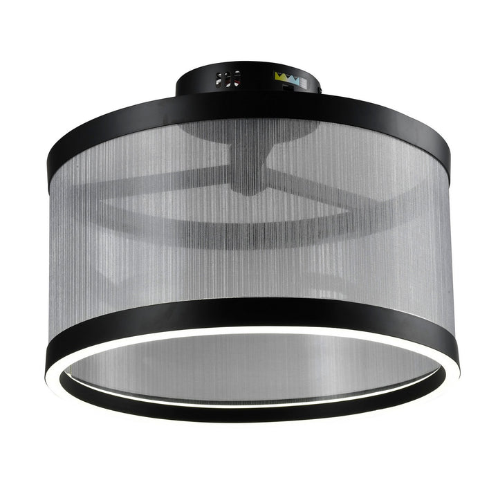 Artcraft Canada - AC11893SL - LED Semi Flush Mount - Cora - Silver