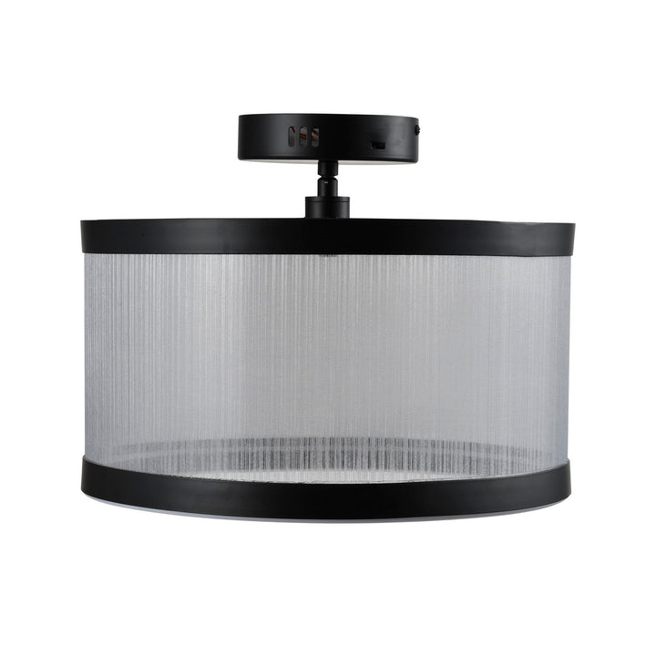 Artcraft Canada - AC11893SL - LED Semi Flush Mount - Cora - Silver
