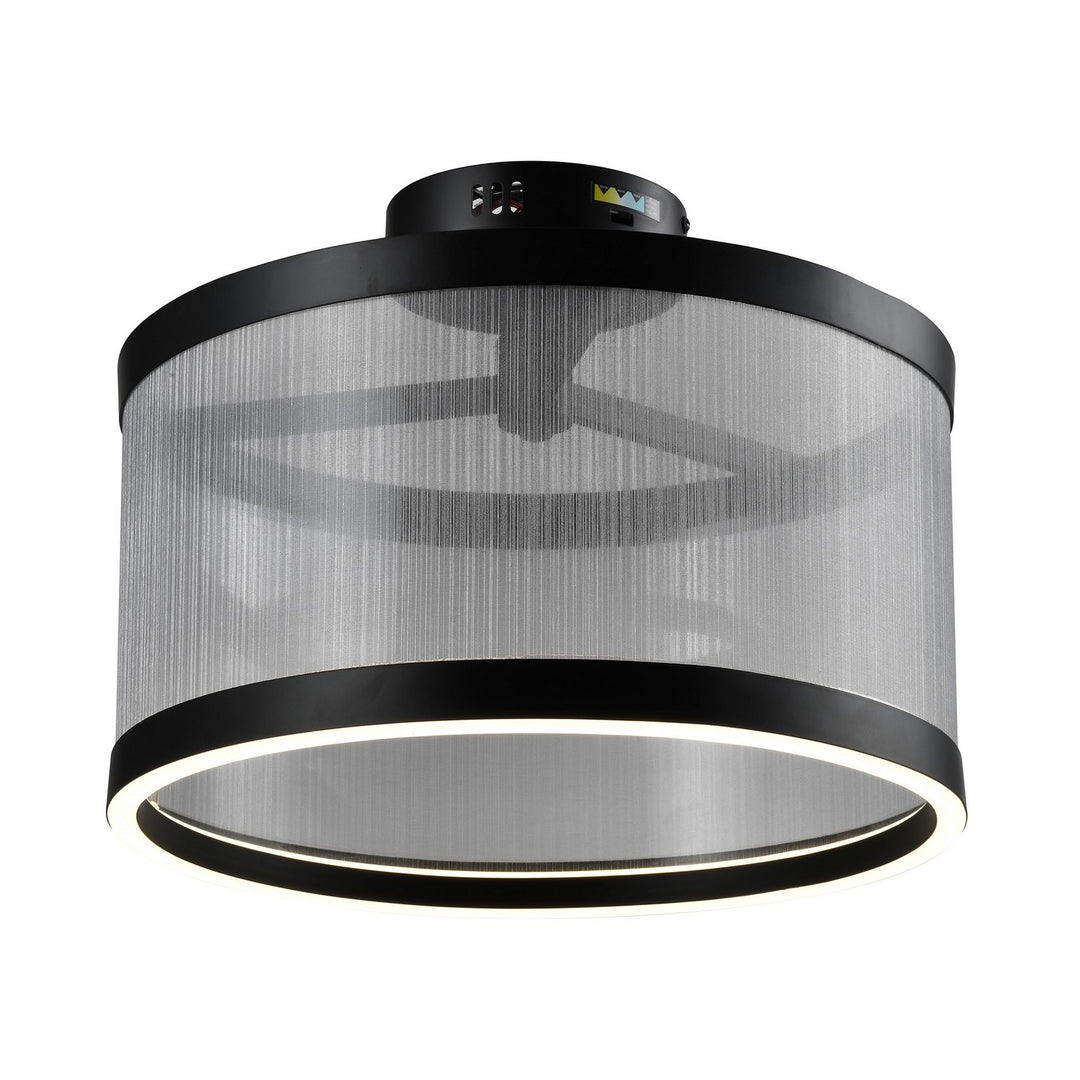 Artcraft Canada - AC11893SL - LED Semi Flush Mount - Cora - Silver