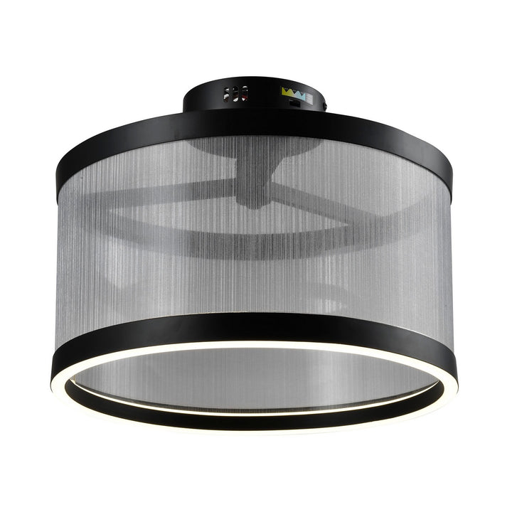 Artcraft Canada - AC11893SL - LED Semi Flush Mount - Cora - Silver