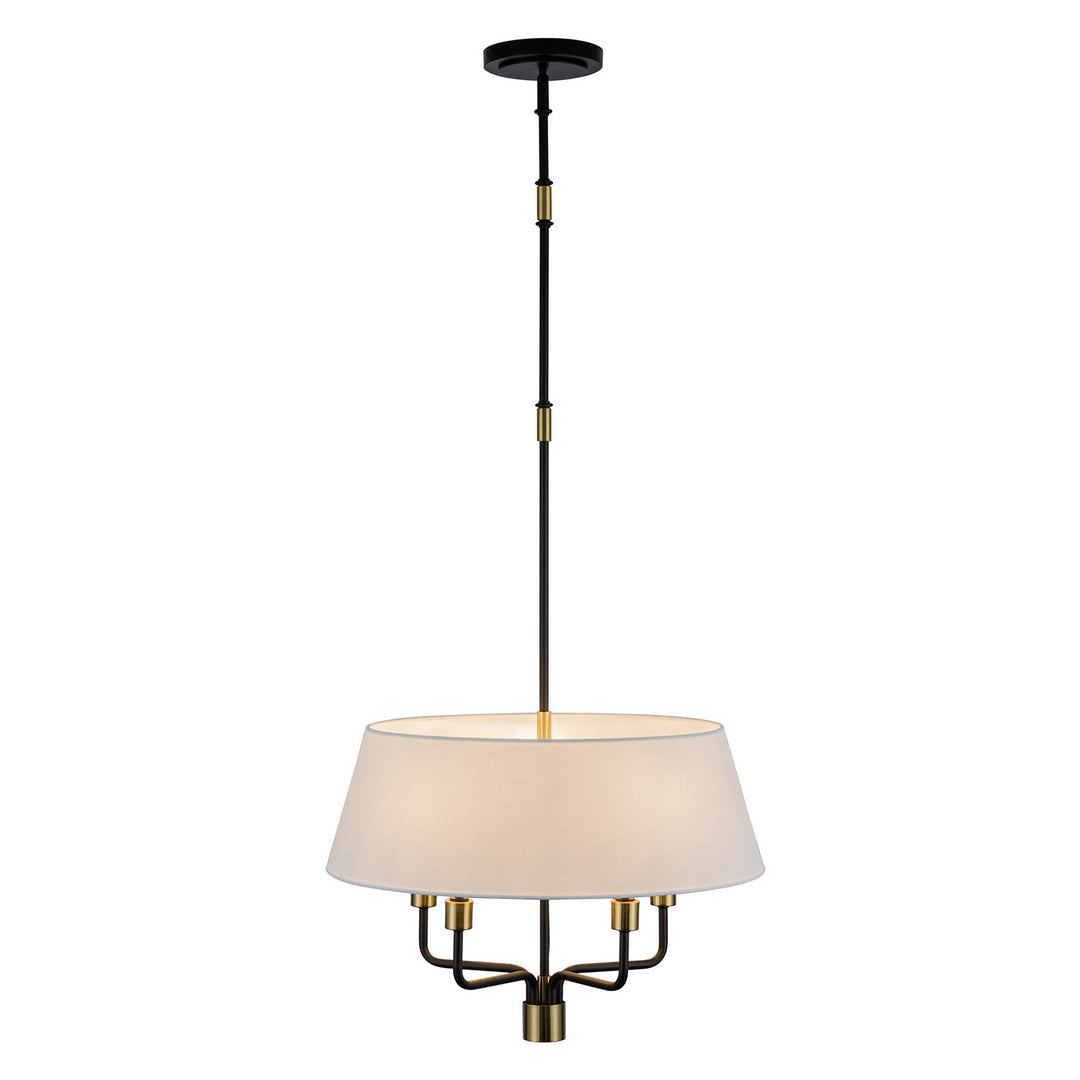 Artcraft Canada - AC12035BB - Five Light Pendant - Providence - Black, Brushed Brass
