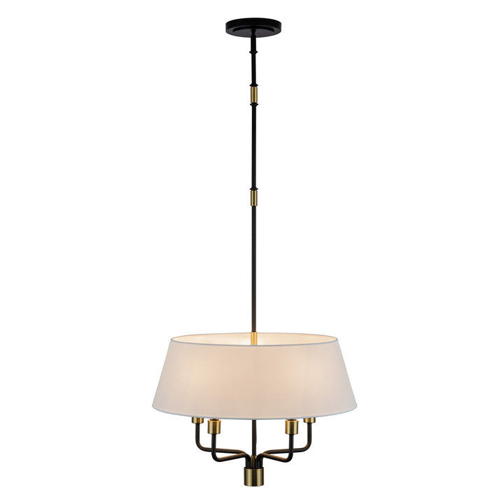 Artcraft Canada - AC12035BB - Five Light Pendant - Providence - Black, Brushed Brass