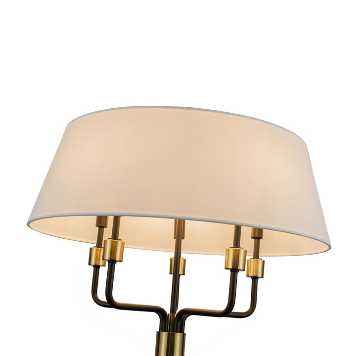 Artcraft Canada - AC12035BB - Five Light Pendant - Providence - Black, Brushed Brass