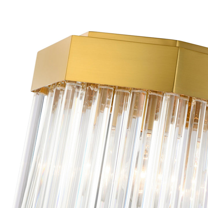 Artcraft Canada - AC12064BR - Seven Light Island Pendant - Emma - Brushed Brass