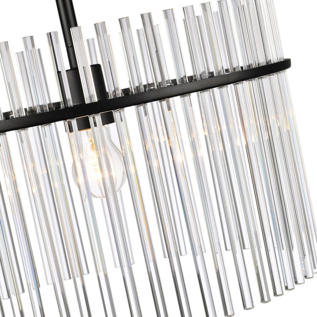 Artcraft Canada - AC12081BK - One Light Semi Flush Mount - Ava - Black