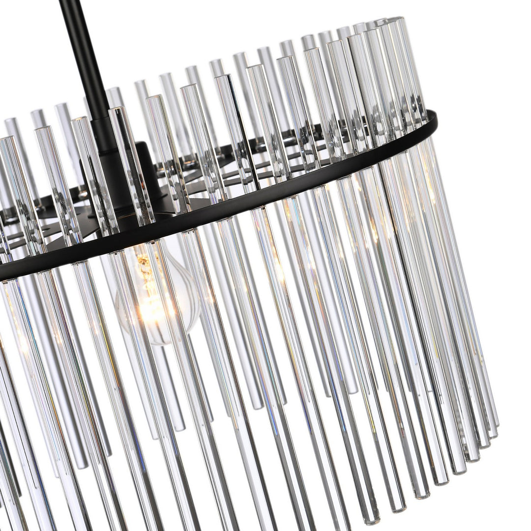 Artcraft Canada - AC12081BK - One Light Semi Flush Mount - Ava - Black